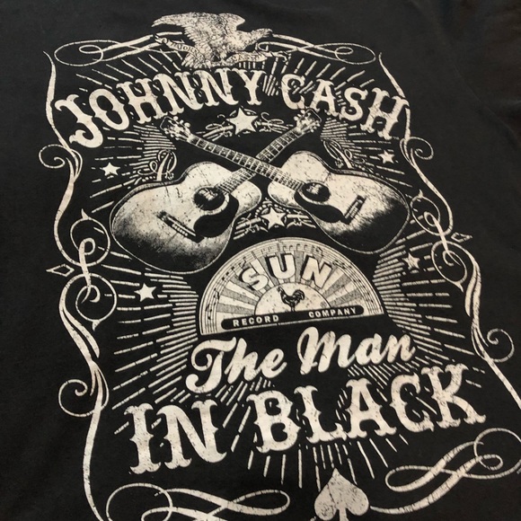 GUC Johnny Cash graphic band tee sz Large - Picture 2 of 6